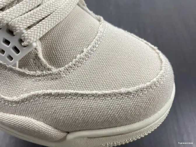 HYPE Jordan 4 Canvas Blank DQ4909-100 Retro (W) 0623